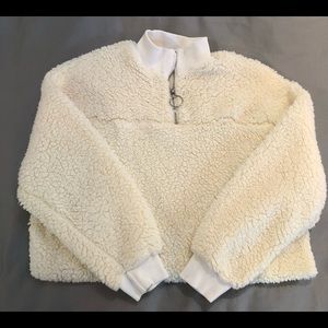 Shein Fleece Crop Sweater